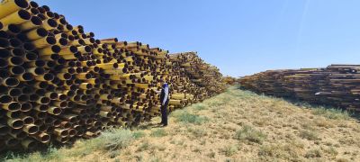 Стальные газовые трубы (22 лот)