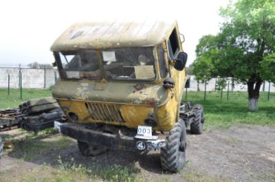 Автомобильное шасси "ГАЗ-66" (ш.0281150), автомобильное шасси "ГАЗ-66" (ш.0281150).