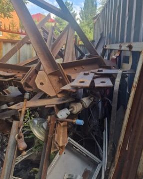 Реализация черного и цветного металлолома в количестве 106,14 тонн