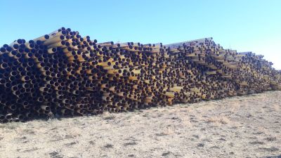 Стальные газовые трубы (21 лот).