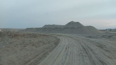 Песок для строительных работ