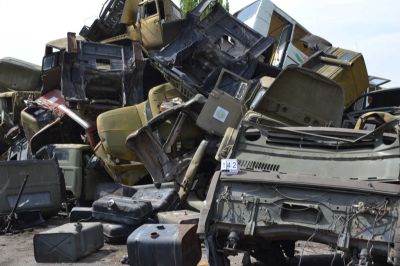 Лом черных и цветных металлов в кол-ве 223 114,07 кг. расположенное в войсковой части 73652 (г.Алматы).