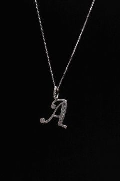 Цепочка с подвеской "А" - “Yana Jewellery”