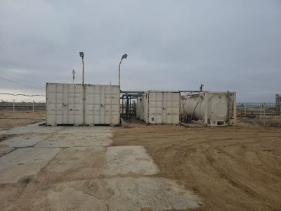 Б/у специализированная установка для закачки высоковязкой композиции полимерного заводнения Западного участка месторождения Каламкас