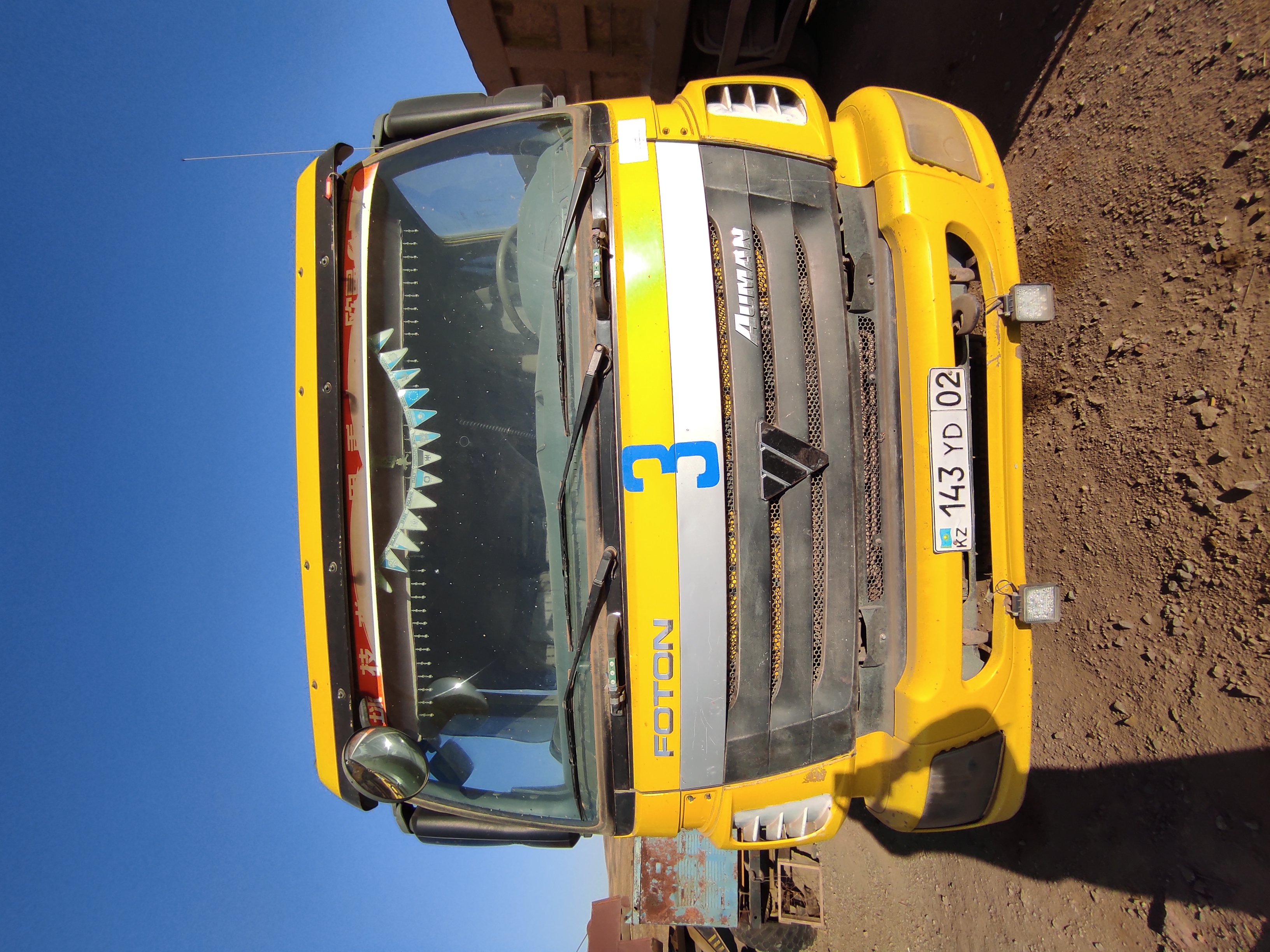 Бренд: ГРУЗОВОЙ АВТОМОБИЛЬ САМОСВАЛ "Foton"; Гос. номер: 143YD02