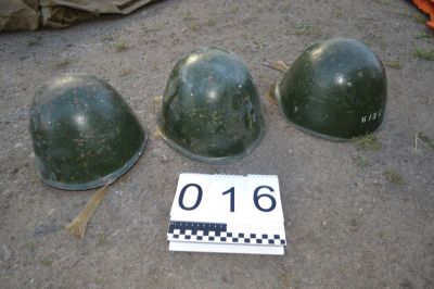 Каска стальная в кол-ве. 14 шт. находящегося в РГУ «Академия Национальной гвардии РК» г.Петропавловск , ул.Ж.Кизатова, д.6.