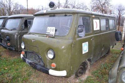 Санитарный автомобиль УАЗ-3962  (кузов 0029437) в количестве 1 ед. находящегося в Войсковой части 73652 (г. Алматы)